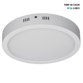 PLAFON REDONDO MODERNO 18W 65K LED