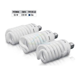 FOCO 55 W ESPIRAL T4 EN CAJA VOLTECH