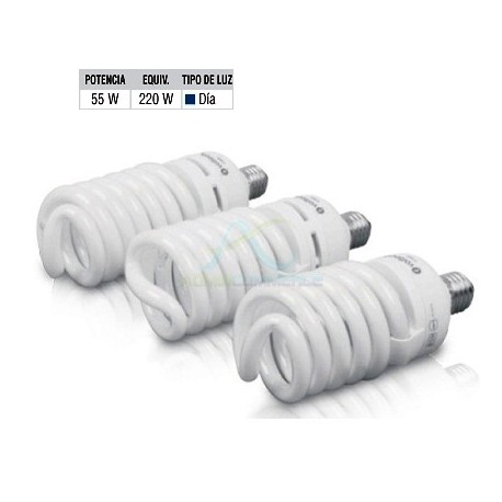 FOCO 55 W ESPIRAL T4 EN CAJA VOLTECH