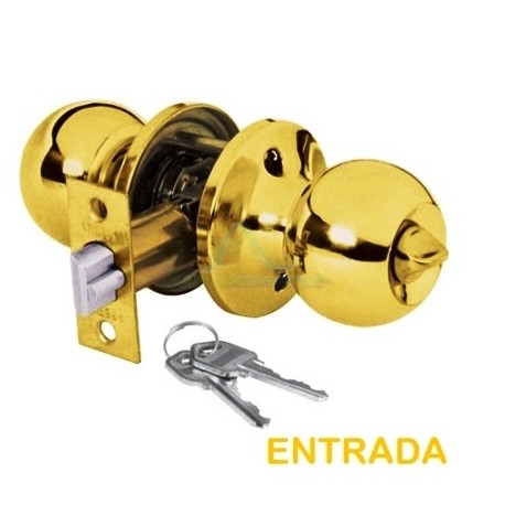 POMO TRUBAL TUBULAR LATON BRILLANTE ENTRADA HERMEX BASIC